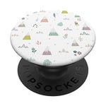 Mountain Pattern Pop Mount Socket Art Work Tree Woods Hiking PopSockets PopGrip: Swappable Grip for Phones & Tablets