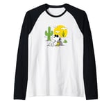 Peanuts - Summer - Snoopy & Woodstock Desert Raglan Baseball Tee