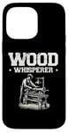 Coque pour iPhone 14 Pro Max Tour à bois Whisperer Tourneur à bois