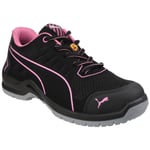 Puma Safety Fuse Tech Textile Women's Black Safety Trainers