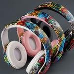 Stereo Wireless Headset Music Game Mic Bluetooth Headsets Ear Headphones  Kids