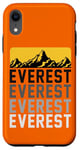 Coque pour iPhone XR High Peak Everest Mountain Expedition Cool Hiking Outfit