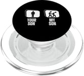 Your Son My Son Dad Father Mom Mother Proud Police Officer PopSockets PopGrip for MagSafe