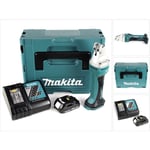 DJS161RY1J Cisaille métal sans fil Li-Ion 18V + 1 x Batterie 1,5Ah + Chargeur + Coffret Makpac - Makita