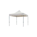 Perel - Tonnelle de jardin pliante, imperméable, 3 x 3 m, blanc