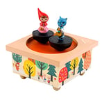 TROUSSELIER - Petit Chaperon Rouge - Boîte à Musique Dancing - Idéal Cadeau de Naissance - 2 Figurines Amovibles - Musique Le printemps de Vivaldi - Colori Multicolore