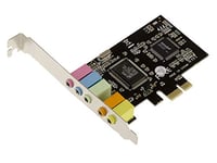 KALEA-INFORMATIQUE Carte Son sur Port PCI Express 5.1 CANAUX avec Chipset CMedia CMI8738/PCI-SX et ASM1083 - PCIe x1, High et Low Profile