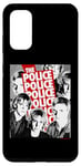 Coque pour Galaxy S20 Logo du groupe The Police Red Repeat