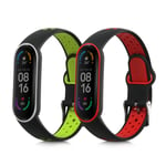 Silicone Watch Strap Set for Xiaomi Mi Smart Band 6 Mi Band 6 Band 5