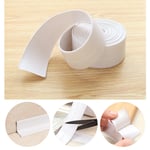 Home 2.2cm White Bath & Wall Sealing Strip Sink Basin Windows Edge Sealant Tape