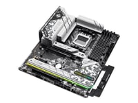 Asrock X670e Steel Legend - Hovedkort - Atx - Socket Am5 - Amd X670 Chipset - Usb-C 3.2 Gen2, Usb-C 3.2 Gen 2X2, Usb 3.2 Gen 1, Usb 3.2 Gen 2 - 2.5 Gigabit Lan, Gigabit Lan, Wi-Fi 6E - Innbygd Grafikk (Cpu Kreves) - Hd-Lyd (8-Kanalers)