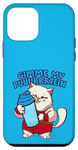 Coque pour iPhone 12 mini Protéines chat drôle Gym Chat Gimme my Puuurrrtein