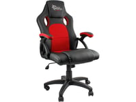 White Shark King''s Throne, Universal Gaming-Stol, 120 Kg, Polstret Sete, Polstret Ryggstøtte, Sort, Nylon