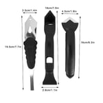 3-i-1 kit med verktyg för fogmassa - Silikonfogborttagare, spatel, glascement, fogskrapa