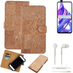 FOR Huawei Honor 9X SMARTPHONE CASE COVER WALLETCASE CORK