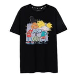 Hey Arnold! Herr T-shirt med kort ärm Bro It Out XL Svart Black XL