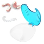 Portable Denture Box Fake Tooth Cover Earplugs Storage Box Dental Correction SDS