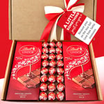 LINDT TRUFFLES Chocolate Gift Box | Personalised | 24 Mini Truffles! Christmas