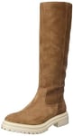 Geox D Iridea Knee high boot, brown, 7 UK