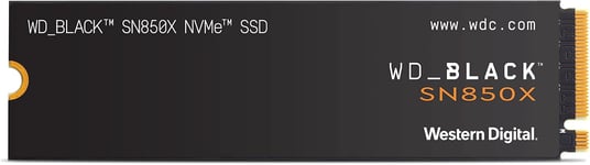 WD_Black SN850X 2TB M.2 2280 PCIe Gen4 NVMe Gaming SSD up to 7300 MB/s read spe