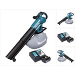 Makita DUB 187 RG Souffleur et aspirateur de feuilles sans fil 18 V Brushless + 1x batterie 6,0 Ah + chargeur