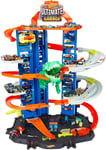 Hot Wheels City Ultimate Garage Playset 91cm Tall T-Rex Dinosaur Ages 5-8 GJL14