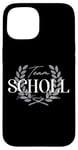 Coque pour iPhone 15 Membre de la famille fier de l'équipe Scholl