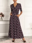 Jolie Moi Calais Half Sleeve Maxi Dress