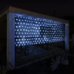 Guirlande Lumineuse de Noël, Blanc Froid, 320 Ampoules led, 3 m, pour Intérieur et Extérieur, Protection IP44, Filet Rideaux Lumineux, Chaîne