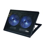 4718308723878 Vakoss LF-2463 notebook cooling pad 43.2 cm (17") Black VAKOS