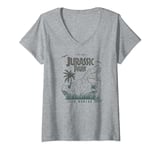 Jurassic Park 30th Anniversary Isla Nublar T-Rex V-Neck T-Shirt