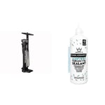 Topeak JoeBlow Booster, Black & Peaty's Holeshot Biofibre Tubeless Tyre Sealant, Fast Acting Puncture Repair