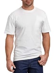 Dickies Men's Short Sleeve Heavyweight Crew Neck Work Utility T-Shirt, White, Large