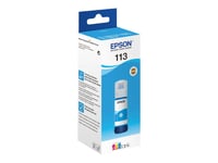 Epson EcoTank 113 - cyan - original - påfyllnadsbläck