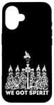 Coque pour iPhone 16 We Got Spirit Cross Flames Ensemble Saints