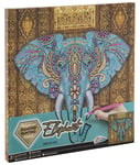 Grafix - Diamond Painting on Canvas - Elephant 30 x 30 cm - (K-260010)