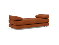 Innovation Living - Sigmund Bäddsoffa Alu/Corduroy Burnt Orange 80x200 från Sleepo