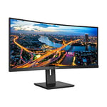 MMD-MONITORS & DISPLAYS Philips B Line 346B1C - Écran LED incurvé 34" (34" visualisable) 3440 x 1440 UWQHD @ 100 Hz VA 300 cd/m² 3000:1 5 ms HDMI, DisplayPort, USB-C haut-parleurs texture noire