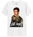 Evil Dead 2 Men's Meedeadts004 T-Shirt, White, 3XL