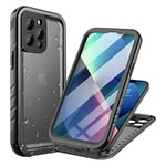 Cozycase for iPhone 13 Pro Max Waterproof Shockproof Case with Screen/Camera Protector - Unbreakable/Heavy Duty/Front and Back Cover【360 Full Body Protective】Underwater Dustproof Antishock Hard Bumper