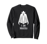 I Am Dracula - Bram Stoker Vampire Halloween Quote Sweatshirt