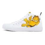 Akedo x Garfield White Signature High Top - UK 3 / EU 35.5 / US Men's 3.5 / Women's 5