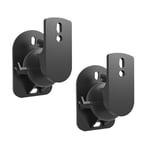 2PCS Speaker Mount Wall Bracket Stand Adjustable Swivel and Tilt Angle5130