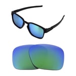 NEW POLARIZED CUSTOM GREEN LENS FOR OAKLEY SQUARE LATCH SUNGLASSES