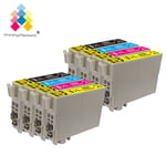 8 Ink Cartridges (set + Bk) For Epson Workforce Wf-2520nf Wf-2530wf Wf-2650dwf