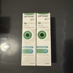 2 X Optase Tea Tree Oil Eye Lid Cleansing Gel - Preservative Free 50ml