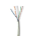 Nedis Ccbg8535gy100s Verkkokaapeli Harmaa 100 M Cat6a U/utp (utp) Ei Cat6a 100m Harmaa