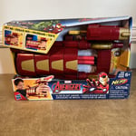 Marvel Avengers Iron Man Slide Blast Amour Nerf Blaster Hasbro Ages 6+ Boxed New