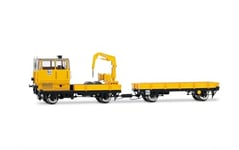 Rivarossi HR2912S DB, maintenance vehicle KLV 53 yellow livery, ep. IV, with DCC sound decoder model RailwayLoco - Diesel