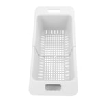 As PA (White)Chest Freezer Basket Deep Adjustable Storage Organizer Bin Divide